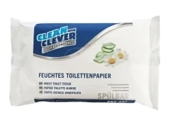 Clean and Clever Feuchttücher Toilettenpapier Aloe 48 Tücher
