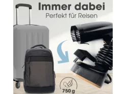 CLEANmaxx Dampfbürste 2-in-1 – 1600W schwarz 165 ml Tank 1600 W