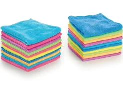 CLEANmaxx Mikrofaser-Reinigungstuch 20 Stück, Mehrfarbig