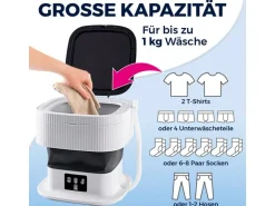CLEANmaxx Mini Waschmaschine Oben