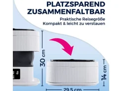 CLEANmaxx Mini Waschmaschine Oben