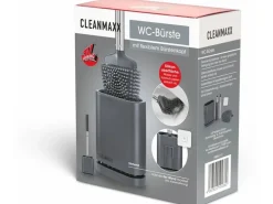 CLEANmaxx Toilettenbürste mit Wandhalterung Grau