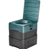 Clesana Verschweiss-Toilette X1 ProCharge Schwarz/Grün