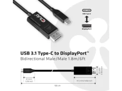 Club 3D Adapter USB Type C Kabel auf DP 1.4 8K60Hz