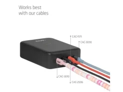 Club 3D CAC-1933 USB-C 240 W GaN 4-Port Universal Schwarz