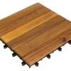 COCON Balkon-& Terrassenplatten Akazie, 30 x 30 cm, 6 Stück