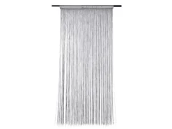 COCON Fadenvorhang 90 cm x 200 cm, Grau