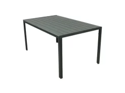 COCON Gartenmöbel‑Set Mila, 5‑teilig, Schwarz/Grau