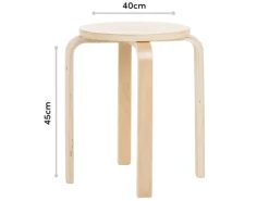 COCON Hocker aus Holz