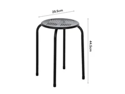 COCON Hocker Metall, Schwarz