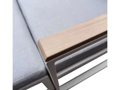 COCON Loungeset Melide, Beige/Grau/Weiss,  3 Sitzplätze