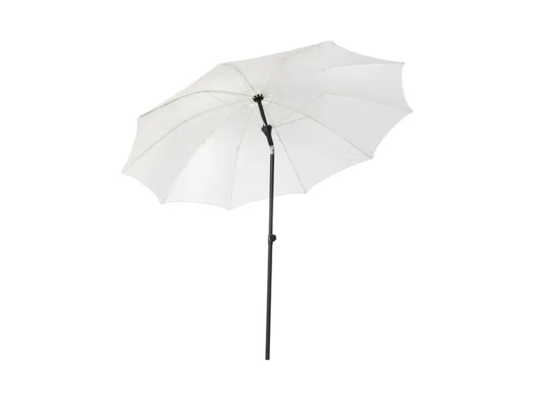 COCON Sonnenschirm TR-004, Ø 270 cm, Push-up, Nature