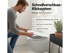 COCON Toilettensitz mit Absenkautomatik Weiss