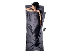cocoon Leichtschlafsack Insect Shield TravelSheet Seide, Dunkelgrau