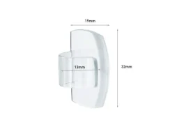 Command Haken Command Outdoor Transparent, 8 Haken