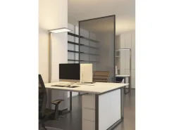 Contini Bürostehleuchte dimmbar 30W, 7500 lm, 6000K – Silber