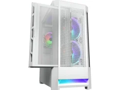 Cougar Airface Midi-Tower, Weiss, Sichtfenster, ARGB-Beleuchtung