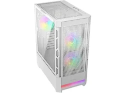 Cougar Airface Midi-Tower, Weiss, Sichtfenster, ARGB-Beleuchtung