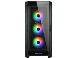 Cougar Duoface ARGB Midi-Tower, Stahl, Hartglas