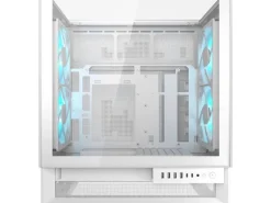 Cougar OmnyX Midi-Tower, Weiss, mit Glasfenster