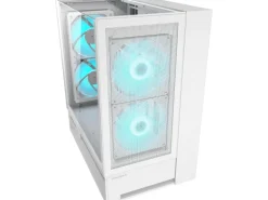 Cougar OmnyX Midi-Tower, Weiss, mit Glasfenster