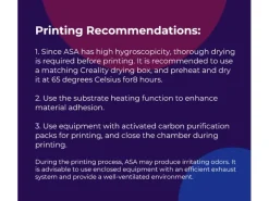 Creality Filament HP ASA, Schwarz 1.75 mm 1 kg