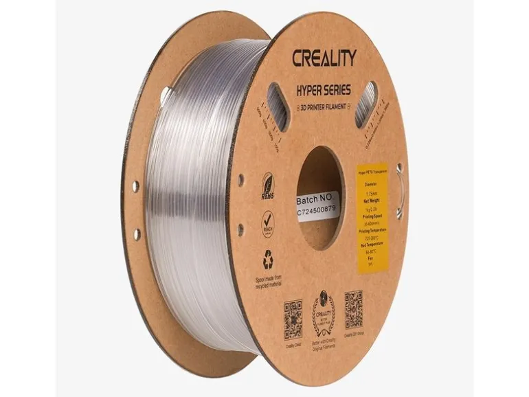 Creality Filament PETG Hyper Transparent, 1.75 mm, 1 kg