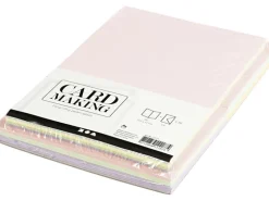 Creativ Company Blankokarte und Couvert 10.5 x 15 cm, 50 Stück, Pastell