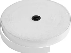 Creativ Company Elastikband 20 mm x 25 m, Weiss