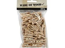 Creativ Company Holzartikel Wäscheklammer 100 Stück