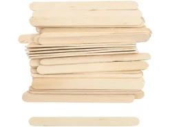 Creativ Company Holzkleinteile 11.5 cm x 10 mm Eisstiel, 30 Stück