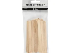 Creativ Company Holzkleinteile 11.5 cm x 10 mm Eisstiel, 30 Stück