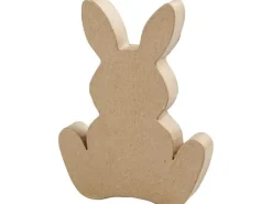 Creativ Company Osterobjekt 18 x 2.5 cm Hase, Braun, 1 Stück