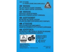 CRESSI Schwimmweste Froggy, azurblau/gelb, 3-6 Jahre