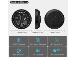 CYCPLUS Fahrrad GPS CYC M2 Black