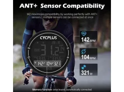 CYCPLUS Fahrrad GPS CYC M2 Black