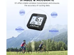 CYCPLUS Fahrrad GPS G1 Black