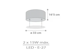 Dalber Deckenlampe Star Light Weiss