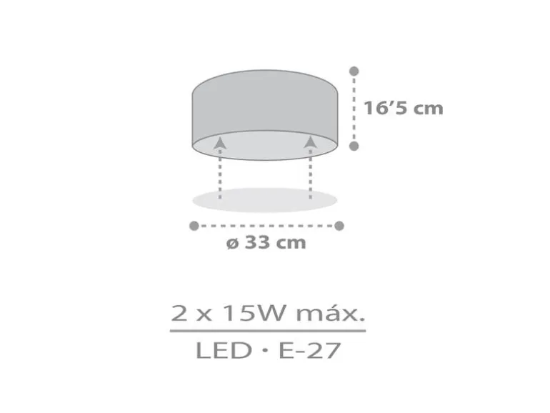 Dalber Deckenlampe Star Light Weiss