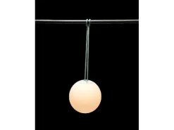 Dameco LED Hängelampe Outdoor weiss D20 cm, 3000 Kelvin, 80 lm, 4W