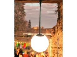 Dameco LED Hängelampe Outdoor weiss D20 cm, 3000 Kelvin, 80 lm, 4W