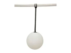 Dameco LED Hängelampe Outdoor weiss D20 cm, 3000 Kelvin, 80 lm, 4W