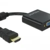Delock Adapterkabel HDMI - VGA Schwarz