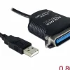 Delock Adapterkabel USB - Parallel Centronics