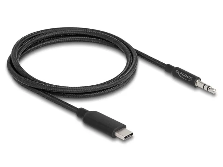 Delock Audio-Kabel USB-C - 3.5 mm Klinke 1 m