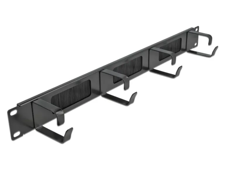 Delock Bürstenleiste 19" Rack, Schwarz