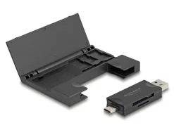 Delock Card Reader Extern USB-C / A 5 Gbps für SD und Micro SD