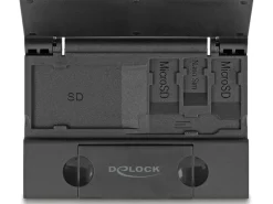 Delock Card Reader Extern USB-C / A 5 Gbps für SD und Micro SD