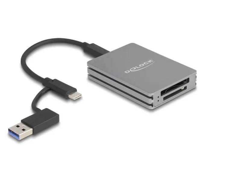 Delock Card Reader Extern 91011 USB Typ-C für SD/CFexpress Typ B