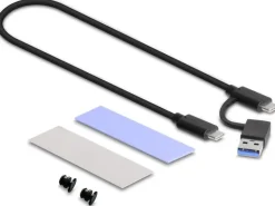 Delock Externes Gehäuse M.2 NVMe PCIe & SATA SSD zu USB 3.1 M.2